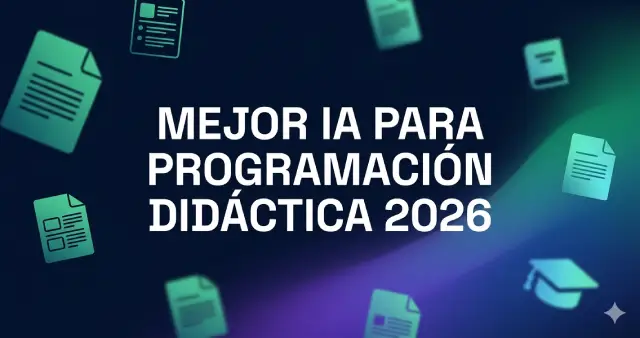 Comparativa de las mejores herramientas de inteligencia artificial para crear la programación didáctica de oposiciones en 2026